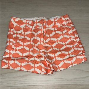 Girls Crewcuts Orange and White Shorts